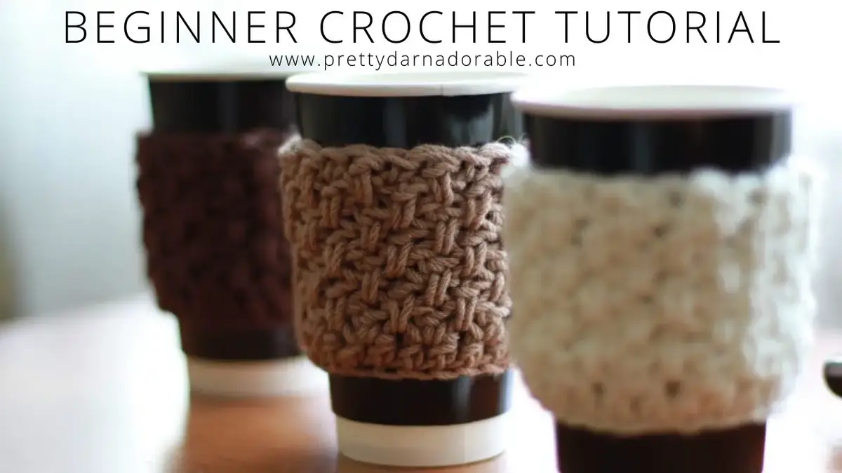 'Video thumbnail for How to Crochet a Cup Cozy / Coffee Cozy'